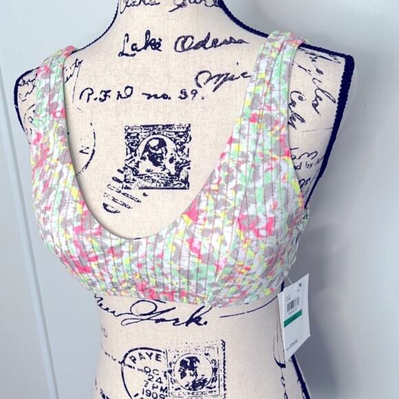 NWT! BECCA Multi Call Of The Wild Bikini Top Size Large - Picture 3 of 7